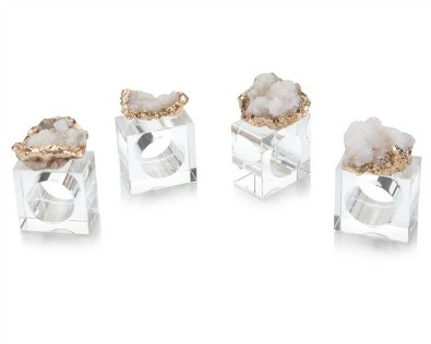 GEODE NAPKIN RINGS